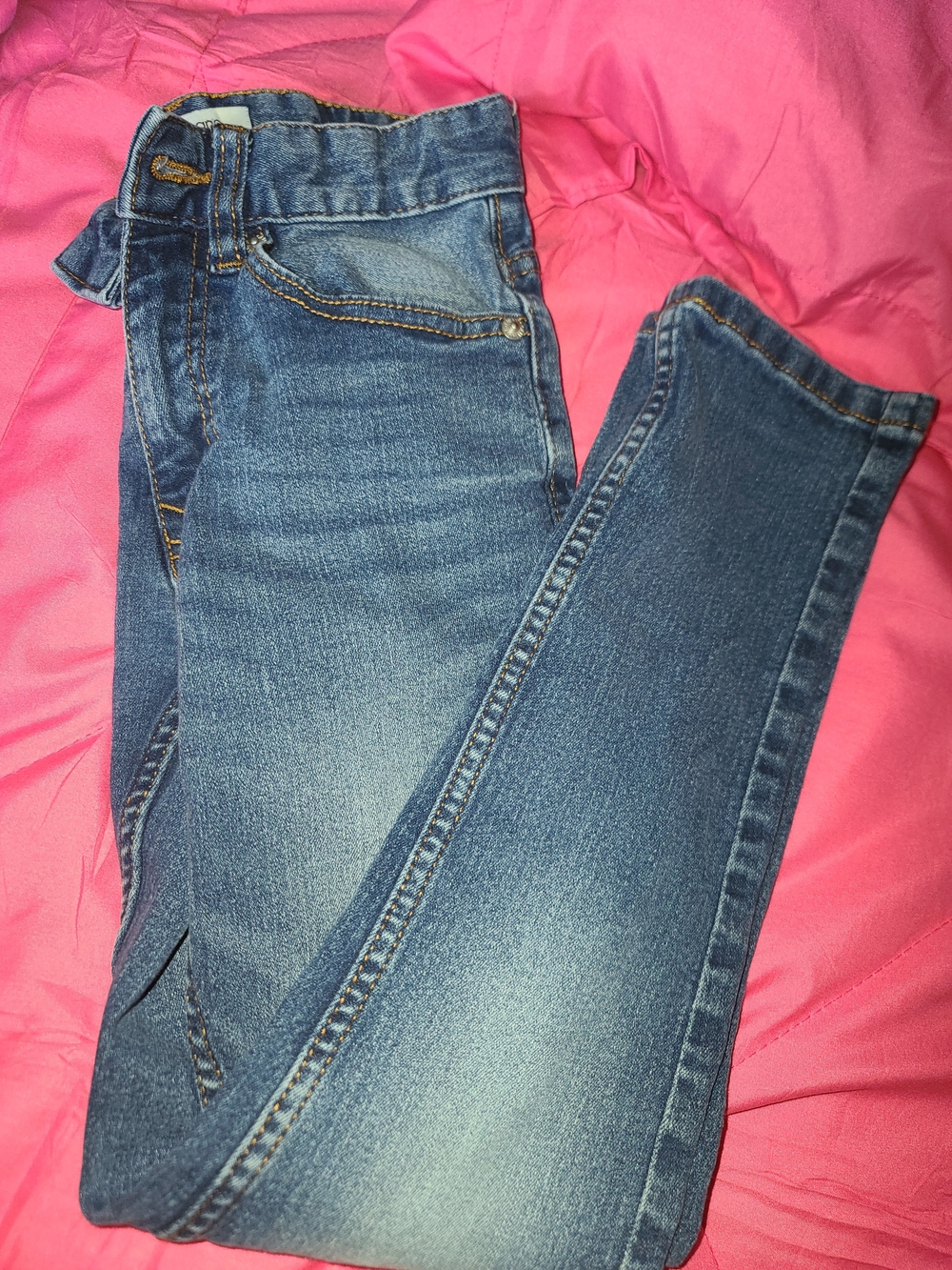 Calvin Klein Jeans Kids Blue Denim Slim Jeans